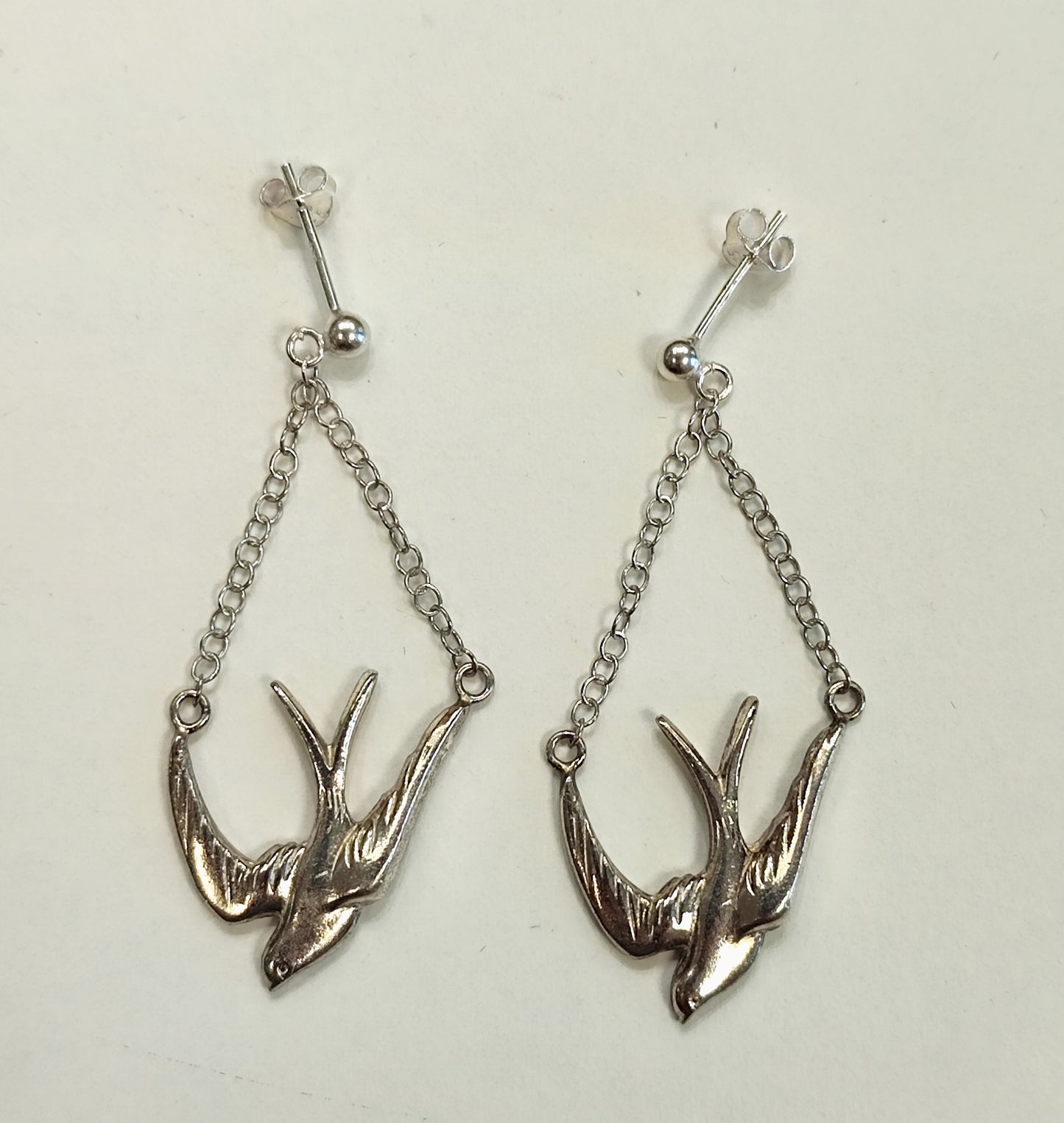 Boucles d'oreilles hirondelles Argent 925