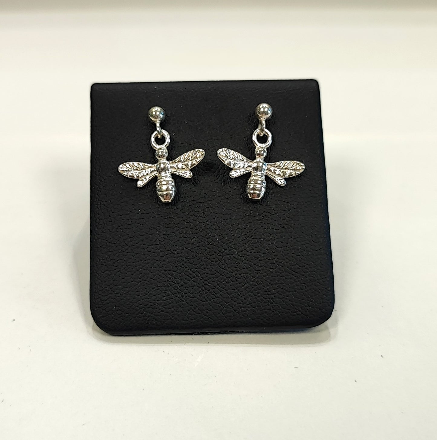 Boucles d'oreilles abeilles argent massif