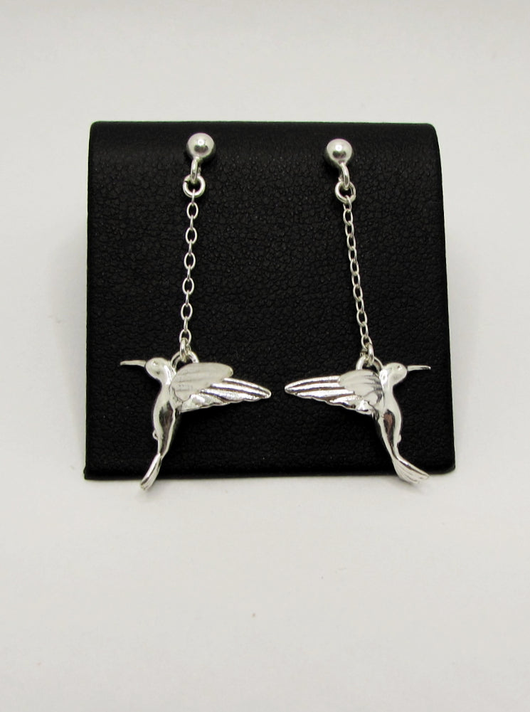 Boucles d'oreilles pendantes, Colibri