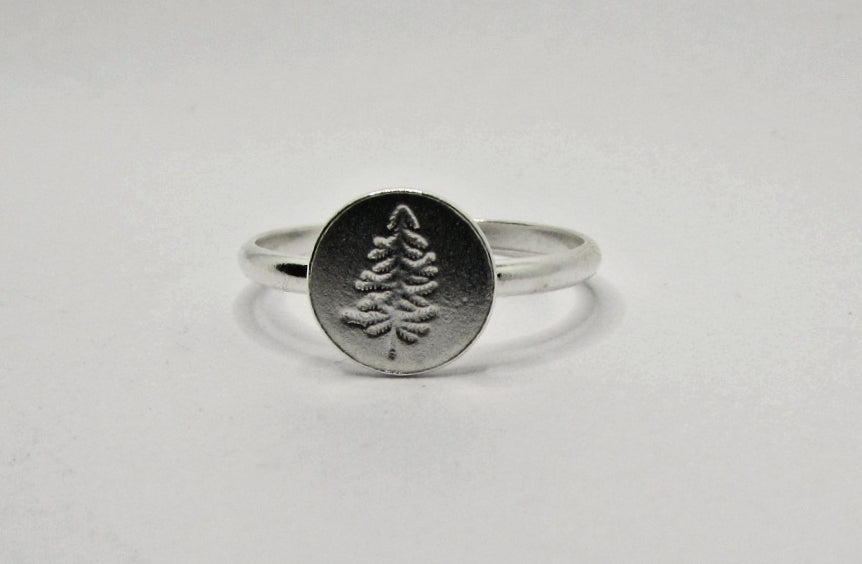 Bague Argent 925 motif Sapin