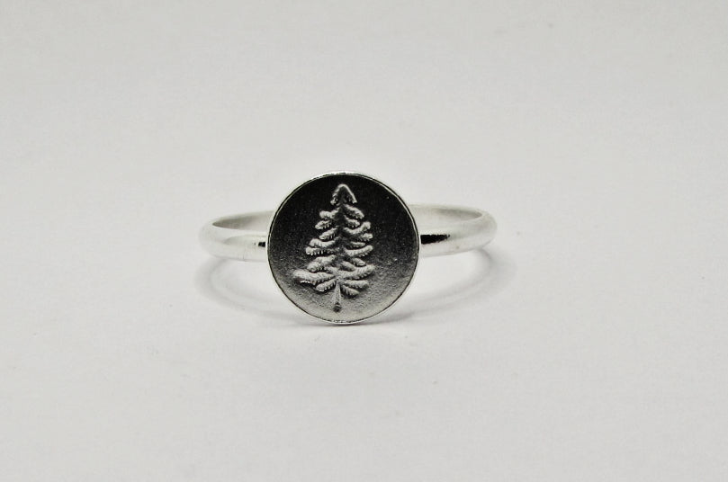 Bague Argent 925 motif Sapin