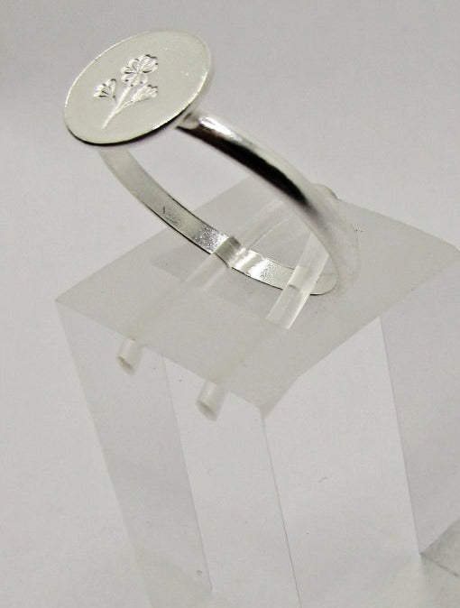 Bague Argent 925 motif Pâquerette