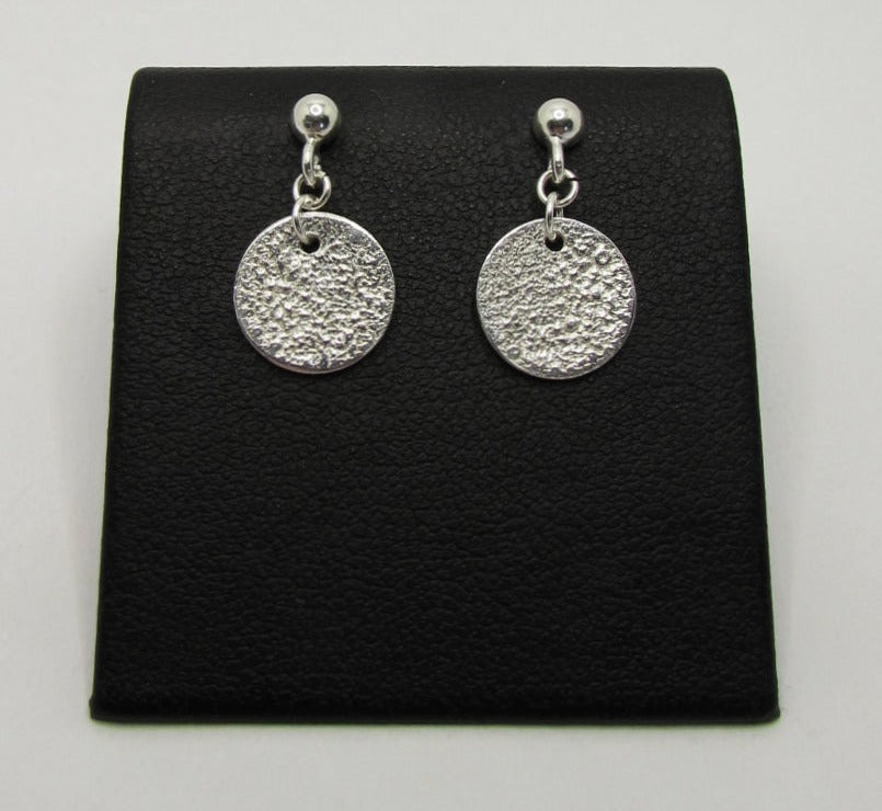 Boucles d'oreilles lune argent 925 №3 (petite lune)
