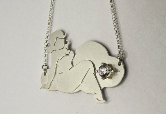 Collier "Solène" Pin-up sur son nuage