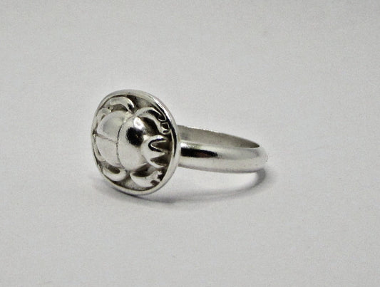 Bague scarabée Argent 925, ajustable